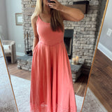 Coral Rodeo Revival Jumpsuit
