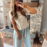 Natural Wildkind Crochet Top