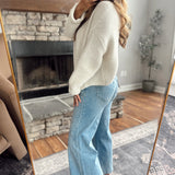 Mica Botticelli MR Wide Leg Crop Denim