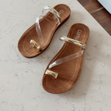 Clear Hit The Strip Sandals