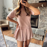 Rose Effortless Edit Tee