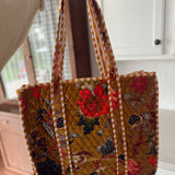 POL Yellow Hallea Quilted Tote Bag