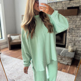 Lime Amore Oversized Top