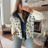 Blue Floral Talya Vest