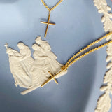 Mama + Me Cross Necklace Set