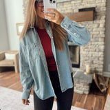 Blue Chambray Zeke Top