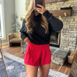 Red Sprint Shorts