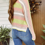 Energetic Trend Lime Multicolor Cardi