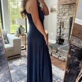 Navy Luella Sleeveless Wide Leg Jumpsuit