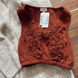 Total Frills Burnt Topaz Bralette