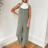 Leigh Olive Linen Jumpsuit