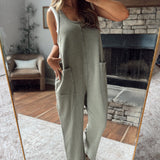 Olive Around Town Jumpsuit
