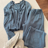 Blue & Navy Striped Kelsea Set
