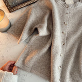 Oatmeal Sweet Sleeve Sweater