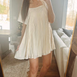 Bellini Cream Babydoll Dress