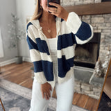 Navy Boardwalk Blues Cardigan