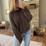 Dark Brown Spencer Cardigan
