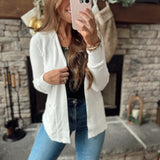 Perfect Staple Ivory Everyday Cardi