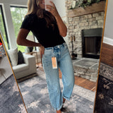 Risen Medium HR Barrel Jeans