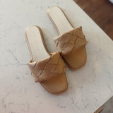 Almond Darla Woven Sandals