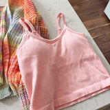 Powder Pink Kalen Tank Top