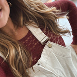 Burgundy Lace in Bloom Top