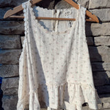 Cream Floral Brynlee Tank Top