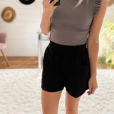 Carefree Days Black Shorts