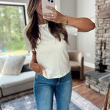 Vanilla Jules Lightweight Crop Tee