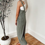 Leigh Olive Linen Jumpsuit