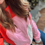 Summer Sunrise Red Multicolor Pullover