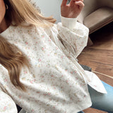 Ivory Petal Path Pullover