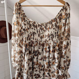 Cream Cider Bloom Romper