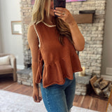 Rust Wood Luelle Top