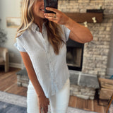 The Light Layer Blue Pinstripe Button Down