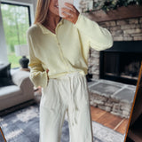 Butter Elsie Oversized Button Down Cardigan