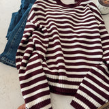 Dark Cherry Sondra Sweater