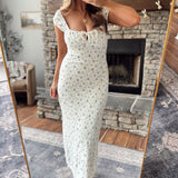 Ivory Fiona Midi Dress
