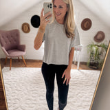 Heather Gray Slub Tee
