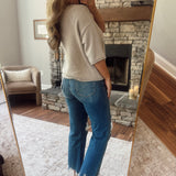 Mica Millennim Blue 90s Vintage Flare Denim