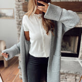 Off White Modern Button Up Knit Top