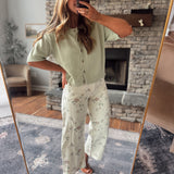 Cream Rose Nile Barrel Pants
