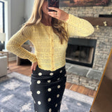 Golden Dreamweave Cardigan