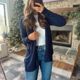 Navy Soft Season Cardigan