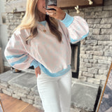 Light Pink Atelier Floral Sweatshirt