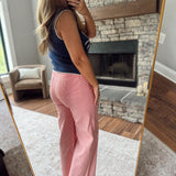 Red Striped Day Trip Pants