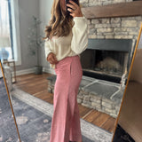 Red Pinstripe Karter Pants
