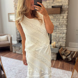 Ivory Lovely Moment Tank Top