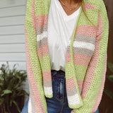 Energetic Trend Lime Multicolor Cardi