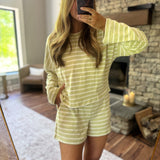 Green Just Enough Long Sleeve